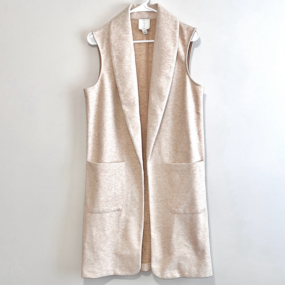 Joie Longline Open-Front Duster Vest